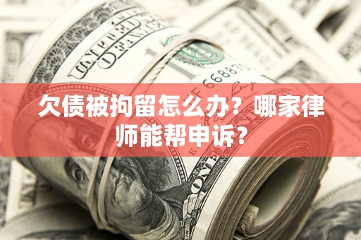 武汉欠债被拘留怎么办？哪家律师能帮申诉？